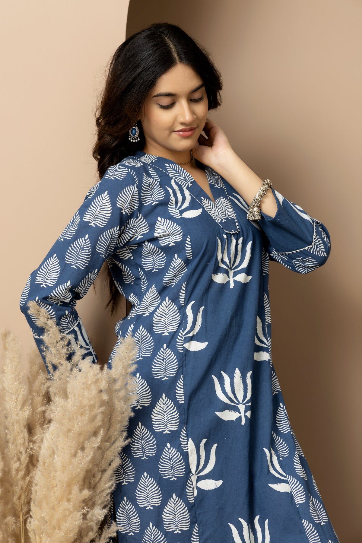 Neel Kamal- Jaipur hand block indigo Kurta