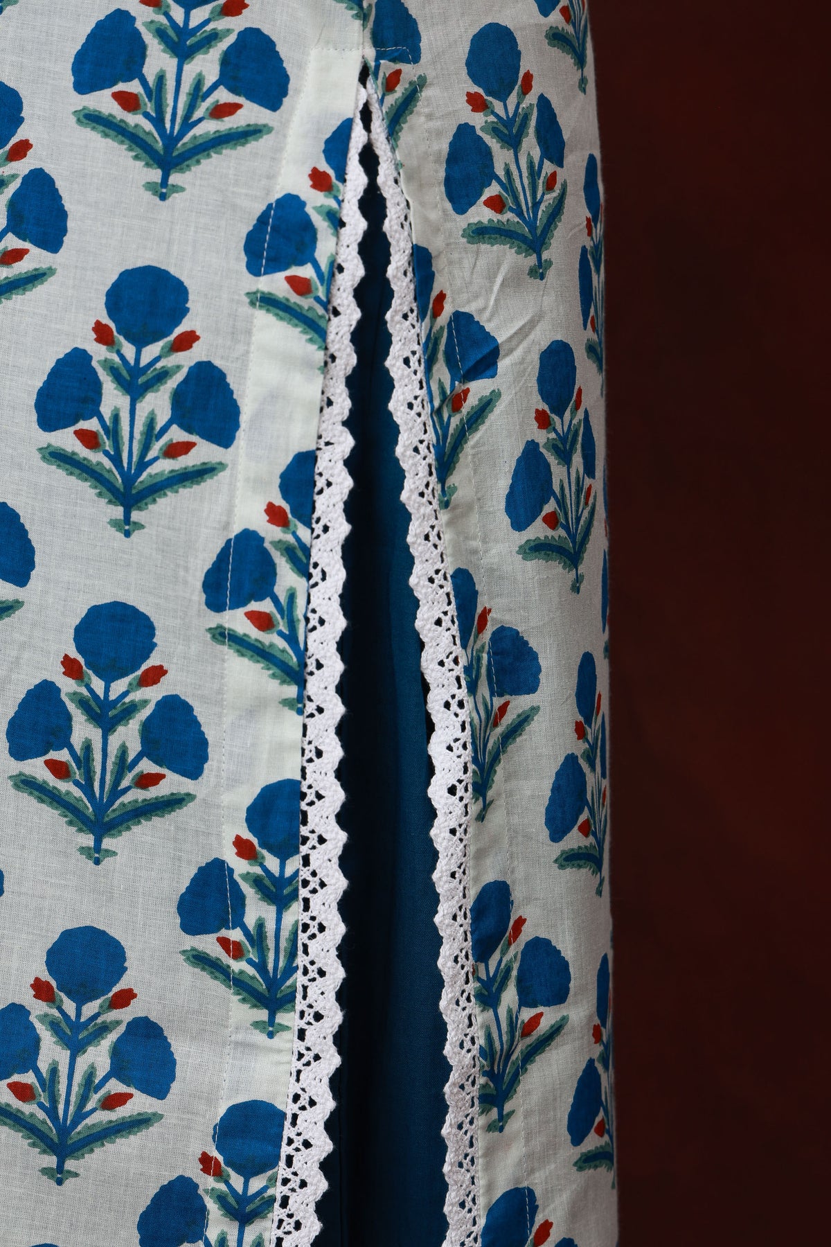 Neelanjali Jaipur hand block floral cotton kurta - view 6